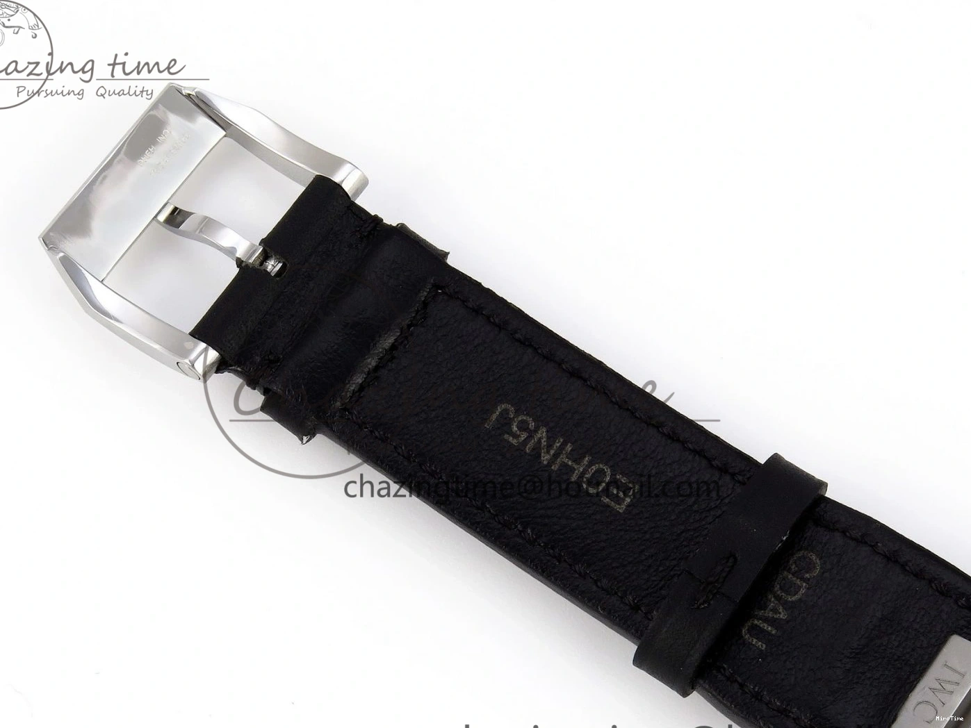 MIROTIME 0329 Pilot Mark XX IW328201 ZF 1:1 Best Edition Black Dial on Black Leather Strap A Affordable 7028